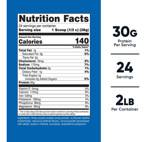 Proteína Em Pó Nutricost Whey Protein Isolate Mocha 2 Kg - Imagem 3