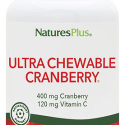 Suplemento Nature"s Plus Ultra Mastigável De Cranberry 200 M