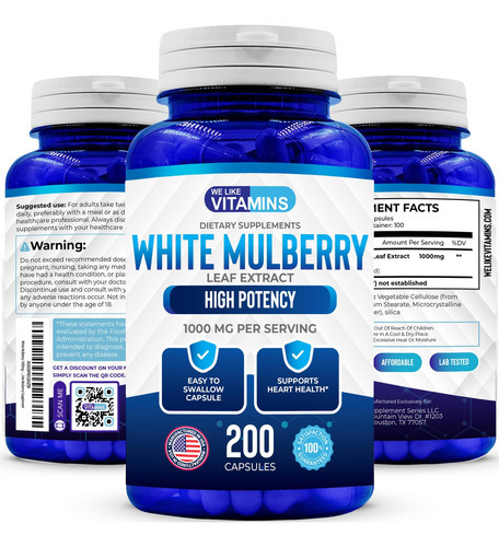 Gostamos De Vitaminas Amora Branca 1000mg " 200 Cápsulas " S