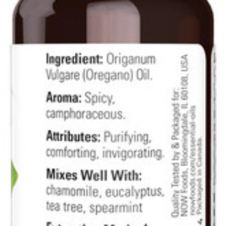 Óleo De Oregano Now Foods 30ml 100% Puro Importado 3un - Imagem 3