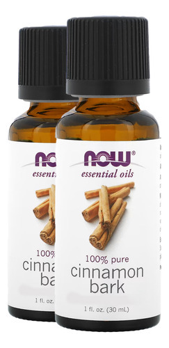 Óleo De Casca De Canela Now Foods 30 Ml Importado 2un