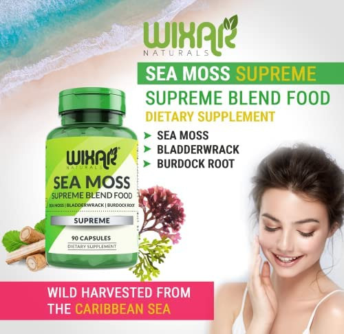 Cápsulas De Musgo Marinho Orgânico Wixar Naturals - Cápsula - Imagem 2