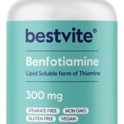 Bestvite Benfotiamina 300mg (60 Cápsulas Vegetarianas) Sem E