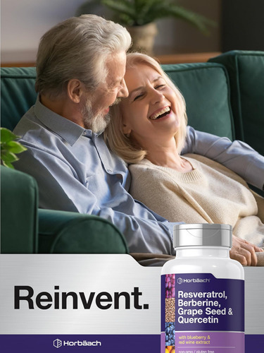 Horbäach Resveratrol Berberina Semente De Uva E Quercetina | - Imagem 7