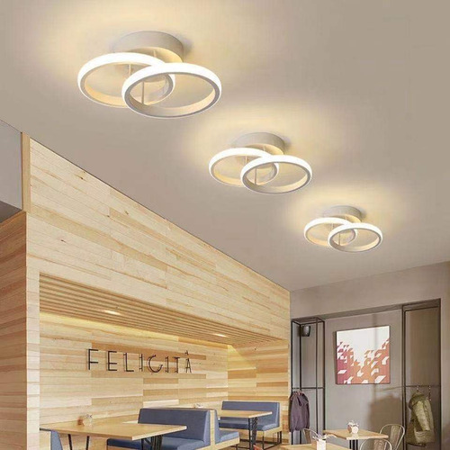 Luminária Pendente Moderna, Quarto, Luz Led De 20 Cm - Imagem 36