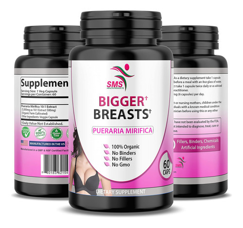 Seios Maiores Por Sms Suplemento Pueraria Mirifica 500mg Ext - Imagem 5