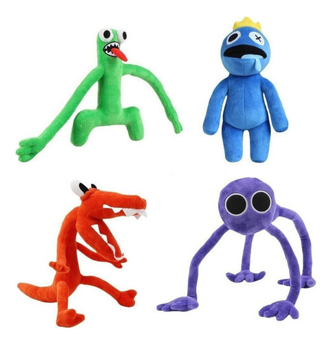 // 2023 4 Peças Roblox Rainbow Friends Boneco Peluche