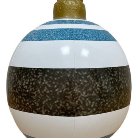 Bola De Natal Decorada Inflável Ao Ar Livre De 60 Cm - Imagem 13