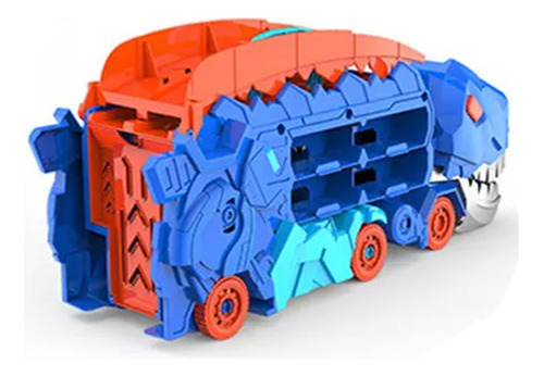 Brinquedo De Caminhão De Dinossauro +4mini Carros Comendo