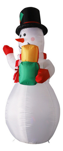Lâmpada Led Inflável Com Desenho De Boneco De Neve, Modelo A - Imagem 4