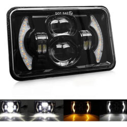 Farol Led 4x6 H4 Alta Baja Drl Turn Sigal 4656 F4000