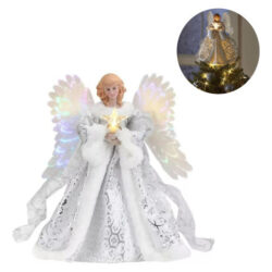 Novo Decoração De Luxo No Topo Da Árvore De Natal Angel