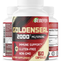 Bebefen Cápsulas De Raiz Goldenseal 2000mg | Suplemento De E