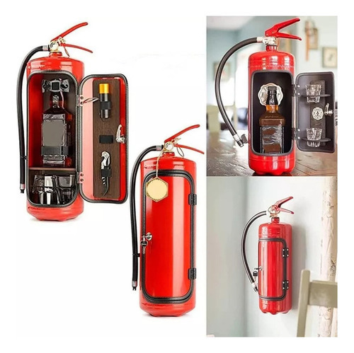 Extintor De Incêndio Bar Novelty Wine Storage Box Fire Extin - Imagem 3
