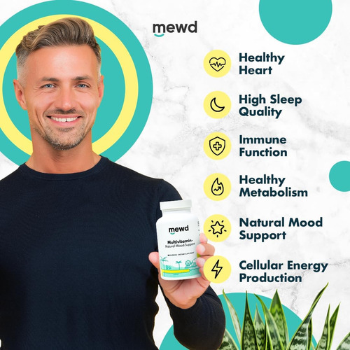 Goma Multivitamínica Diária Para Adultos Mewd Que Inclui L-t - Imagem 4