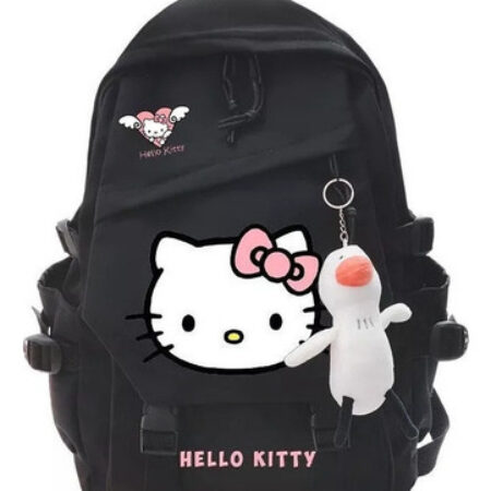 Mochila Feminina Hello Kitty, Para Meninas, Secundária, Japã - Imagem 4