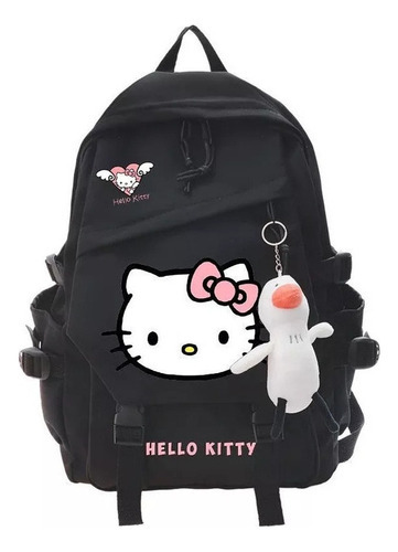 Mochila Feminina Hello Kitty, Para Meninas, Secundária, Japã - Imagem 4