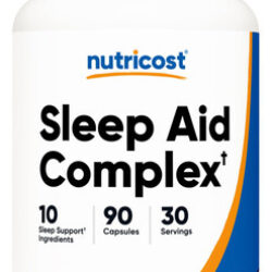 Complexo Sleep Aid Nutricost Sleep Aid 1330 Mg 90 Cápsulas