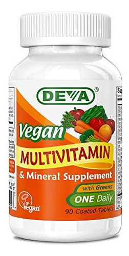 Suplemento Multivitamínico E Mineral Diário Deva Vegan Vita