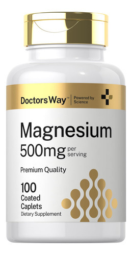 Suplemento Doctor"s Way Magnésio 500 Mg 100 Cápsulas