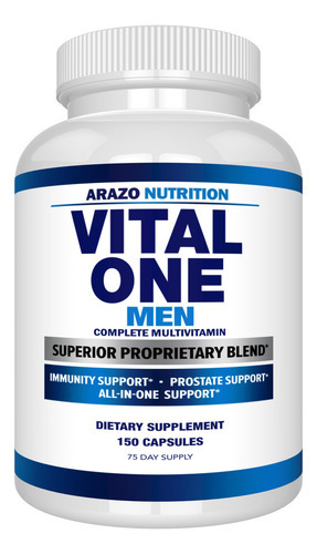 Suplemento Arazo Nutrition Vital One Multivitamínico Masculi