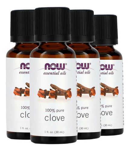 Óleo De Cravo 30ml Now Foods 100% Puro Importado 4un