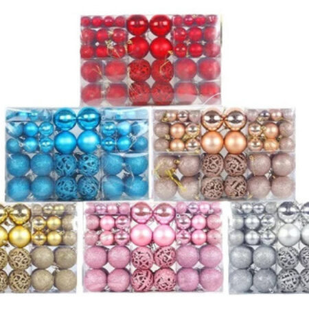Conjunto De Enfeites De Bolas De Natal De 100 Peças - Imagem 2