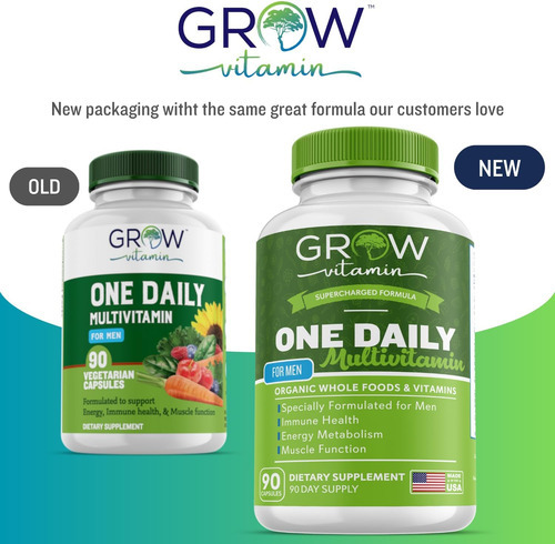 Um Multivitamínico Diário Para Homens - Com Vitaminas E Mine - Imagem 2