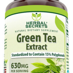 Extrato De Chá Verde Herbal Secrets 630 Mg Por Porção | Supl