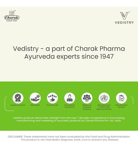 Vedistry Amla + Tablets 1100 Mg Com Extrato De Amla E Piment - Imagem 8