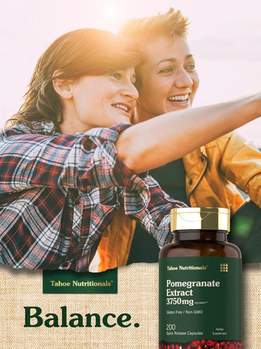 Extrato De Romã Tahoe Nutritionals | 200 Cápsulas | 3750mg | - Imagem 6