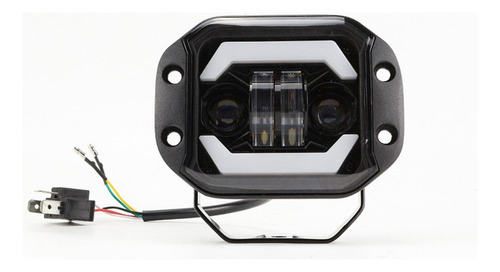 Para Faróis Led Mile De 5 , Embutido Alto E Baixo Com Drl - Imagem 6