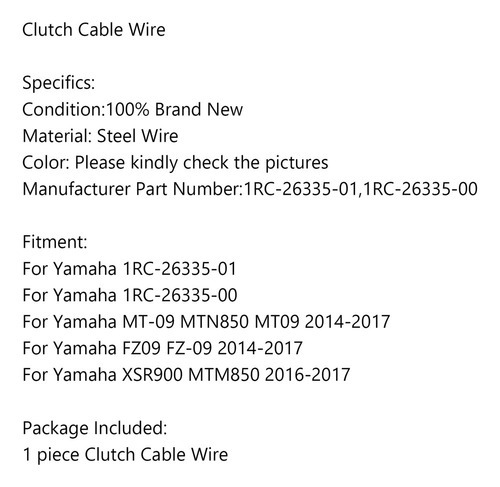 Cabo Chicote P/yamaha Mt-09 Fz-09 Mtn850 2014-2017 - Imagem 8