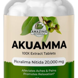 Comprimidos De Extrato De Akuamma Botanicals Incríveis ' 200