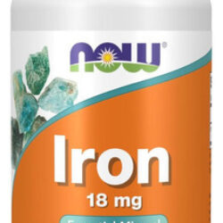 Now Foods Supplements, Ferro 18 Mg, Não Constipante*, Minera