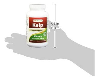 Melhor Suplemento Natural De Algas, Comprimido De 150 Mcg, - Imagem 6