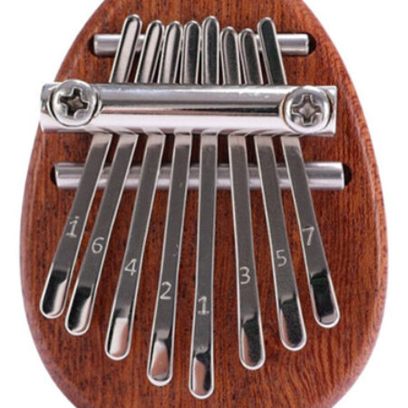 Um Presente De Natal Mini Thumb Piano Gk6q 8 Teclas Kalimba - Imagem 2