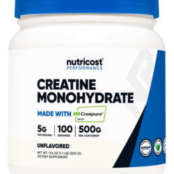 Suplemento Nutricost Creapure® Creatina Monohidratada 500g