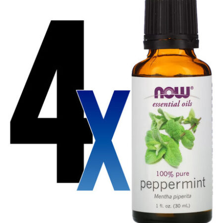 Óleo Essencial Hortelã 30ml Now Foods Peppermint 100% 4un - Imagem 2