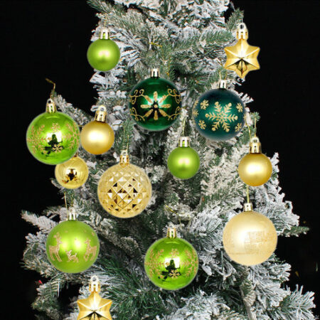 44 Bolas Penduradas Coloridas Para Árvore De Natal, Suprimen - Imagem 23