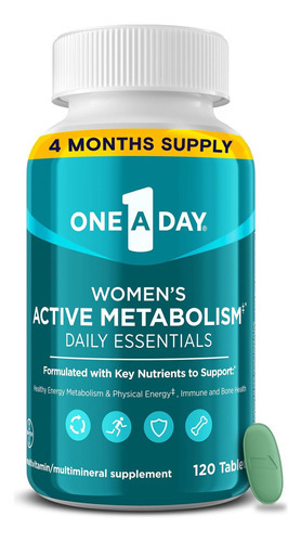 One A Day Womens Active Metabolism Daily Essential, Multivit