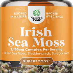 Cápsulas Orgânicas De Seamoss Irlandês - Cápsulas De Musgo