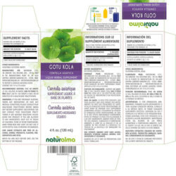 Naturalma Gotu Kola (centella Asiatica) Erva Tintura Sem Álc
