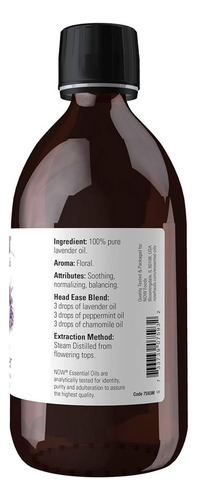 Óleo De Lavanda Now Foods Lavender 473ml Puro Importado 2un - Imagem 2