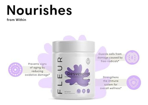 Suplemento De Resveratrol Fleur, Resveratrol Trans De Força - Imagem 2