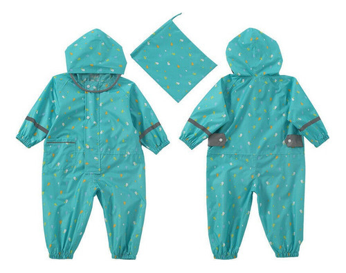 Capa De Chuva Infantil Capa Impermeável Poncho Fato De Chuva - Imagem 53