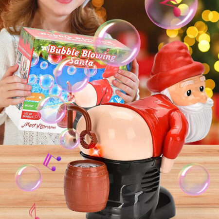 Máquina De Bolhas De Gnomos De Natal Do Papai Noel - Imagem 4