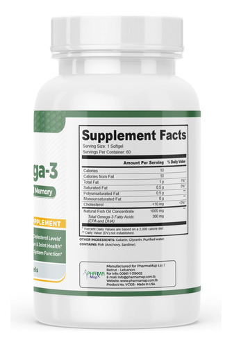 Vita Chrome Super Omega-3 Fish Oil, Apoia A Saúde Do Coração - Imagem 3