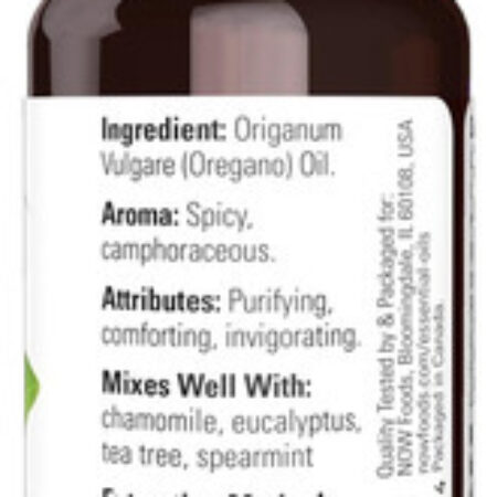 Óleo De Oregano Now Foods 30ml 100% Puro Importado 3un - Imagem 3