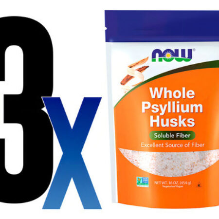 Cascas De Psyllium Now Foods Fibras Psyllium Husk 454g 3un - Imagem 2